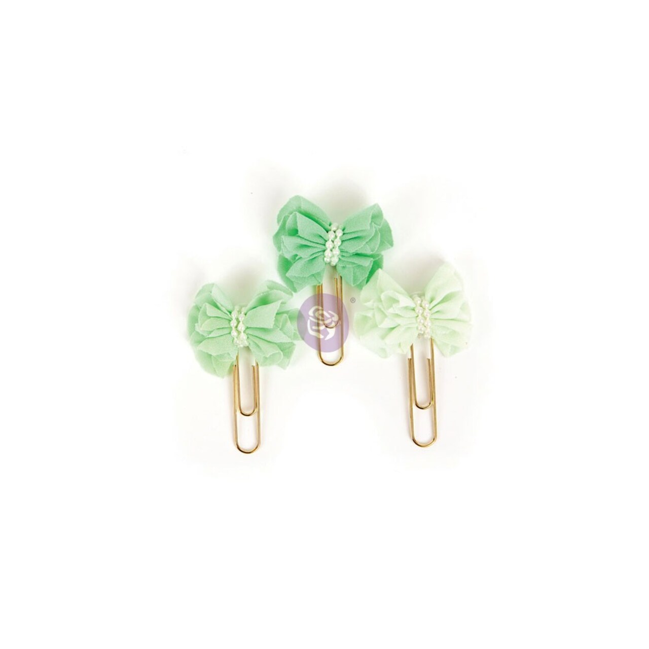 Prima Marketing Inc My Prima Planner Clips - Soft Mint 655350593766